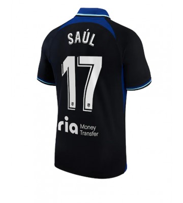 Atletico Madrid Saul Niguez #17 Bortedrakt 2022-23 Kortermet